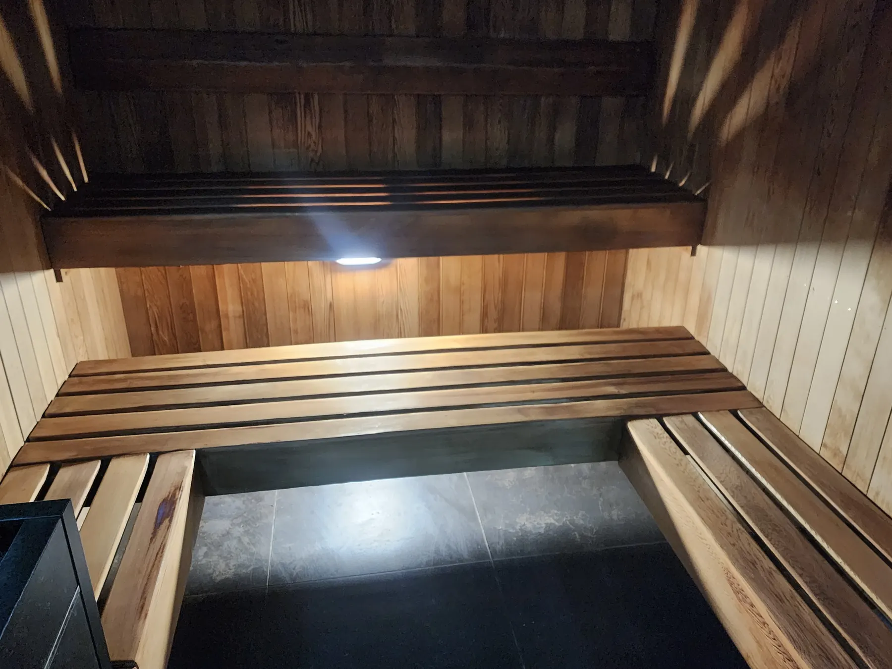 The finished benches after sanding and waxing