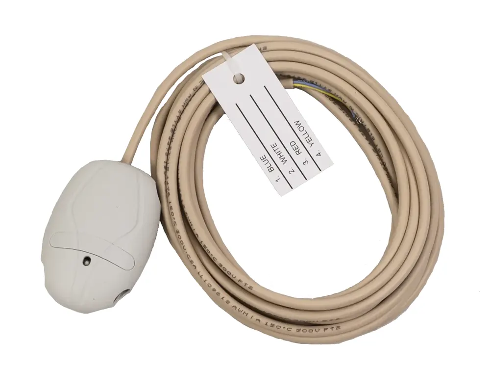 Temperature sensor (max. 150C limiter) with cable white