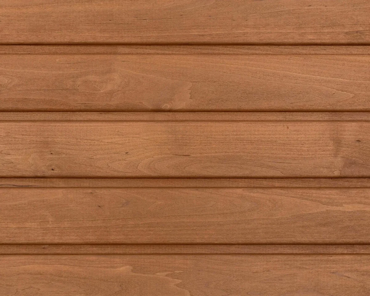 Thermo alder sauna panelling